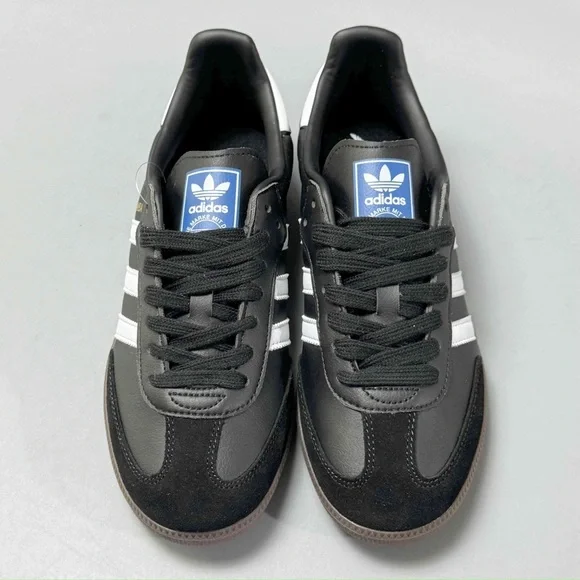 NWT SAMBA OG comfortable casual wear-resistant low shoes unisex sneakers black - Picture 2 of 4